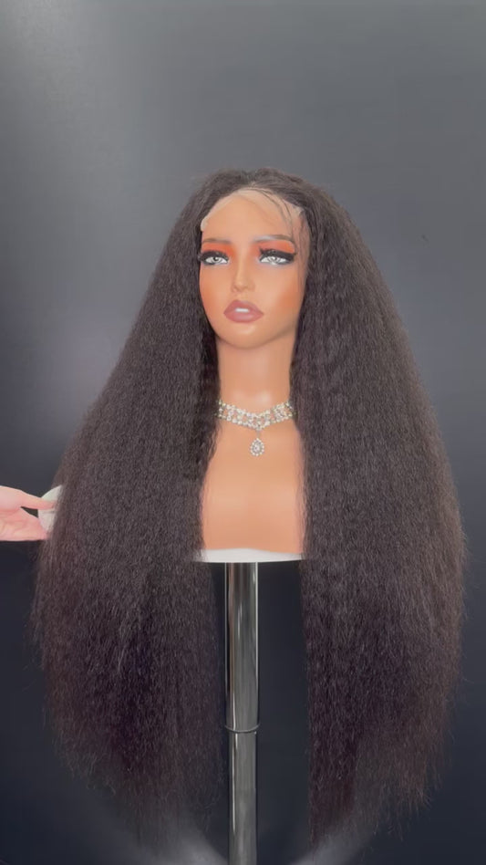 HD KINKY STRAIGHT BURMESE WIG